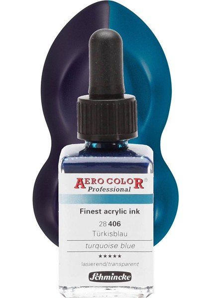 Aero Color Professional 28ML Turquoise Blue 406 fiyatları