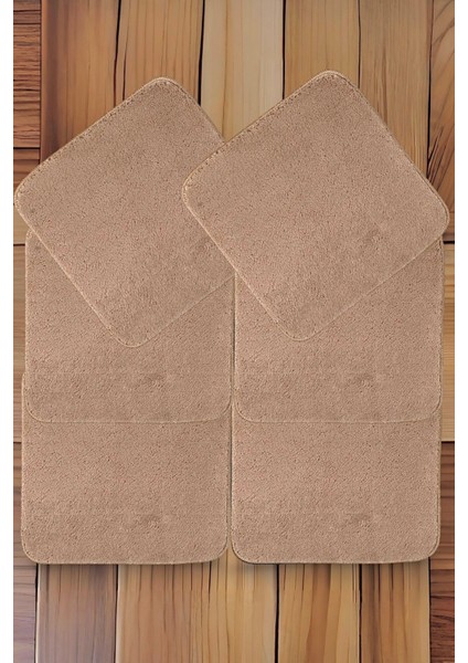 Sandalye Minderi 40 cm x 40 cm 6lı Yıkanabilir Bezle Silinir Çok Amaçlı Minder