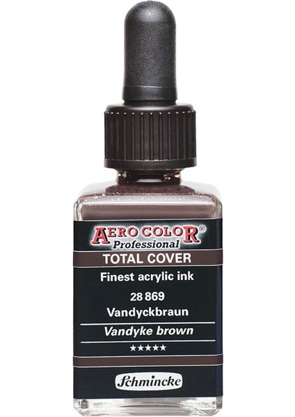 Aero Color Professional 28ML Total Cover Vandyke Brown 869