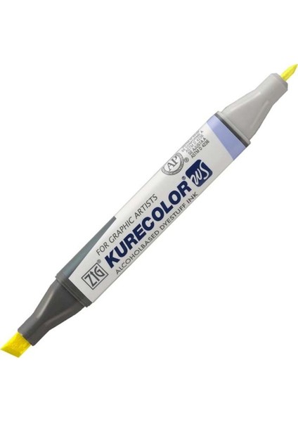 Kurecolor KC-3000N Twin Ws Çift Taraflı Grafik Marker Kalem Lemon Yellow 102 modelleri