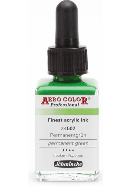 Aero Color Professional 28ML Permanent Green 502 modelleri