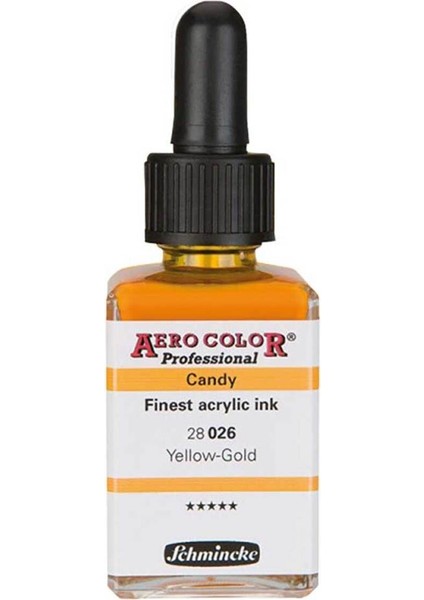 Aero Color Professional 28ML Candy Yellow-Gold 026