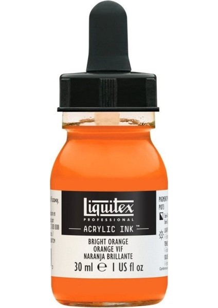 Professional Akrilik Mürekkep 30ML Bright Orange 720