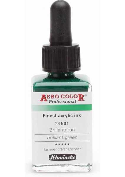 Aero Color Professional 28ML Brilliant Green 501 modelleri