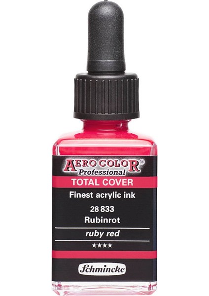 Aero Color Professional 28ML Total Cover Ruby Red 833