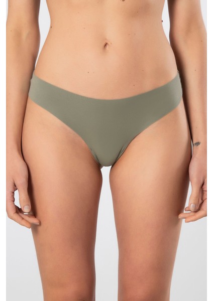 Türen Kadın Lazer Kesim Pamuklu String Külot 912/YEŞIL