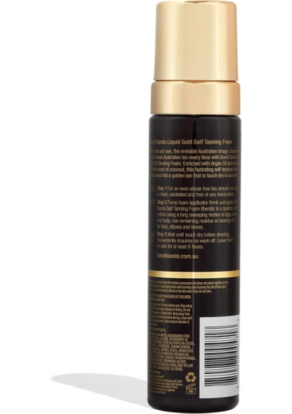 Liquid Gold Köpük Bronzlaştırıcı Hızlı Kuruyan, Argan Yağlı, 200ML fiyatları