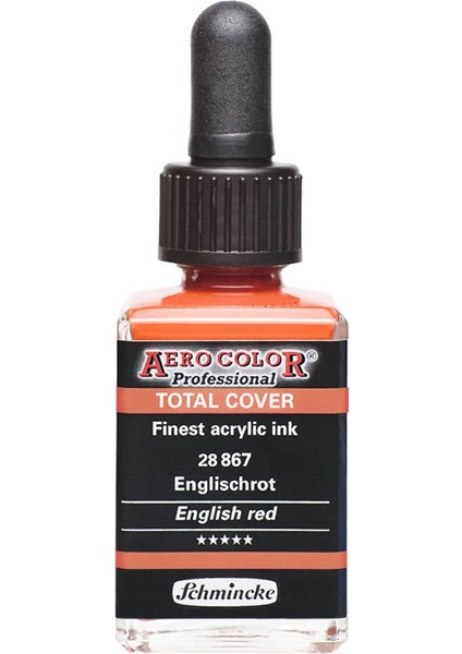 Aero Color Professional 28ML Total Cover English Red 867 modelleri