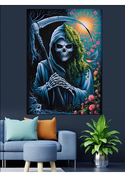 Ölüm Meleği Dekoratif Kanvas - Mdf Ahşap Tablo fiyatları