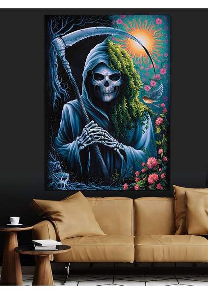 Ölüm Meleği Dekoratif Kanvas - Mdf Ahşap Tablo modelleri