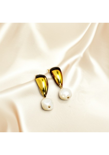 İncili Zirkon Gold Küpe fiyatları