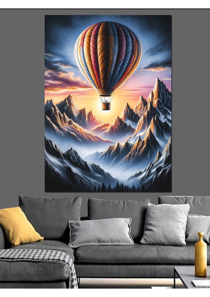 Uçan Balon Dekoratif Kanvas - Mdf Ahşap Tablo fiyatları