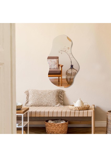 Dalga Ayna, Asimetrik Ayna, Duvar Aynası, Konsol Aynası, Lavabo Aynası, Pinterest Ayna, Holl Aynası