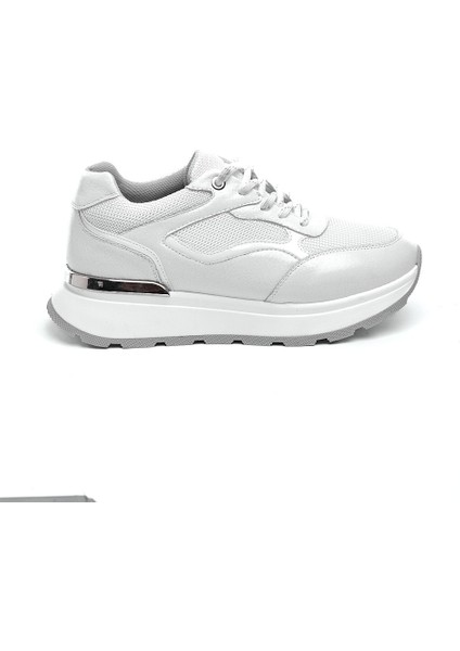 Bağcıklı Yüksek Taban Kadın Sneaker