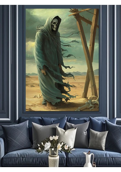 Ölüm Meleği Dekoratif Kanvas - Mdf Ahşap Tablo fiyatları