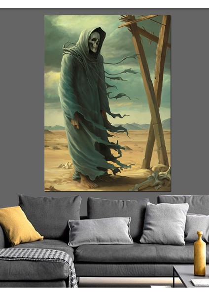 Ölüm Meleği Dekoratif Kanvas - Mdf Ahşap Tablo modelleri