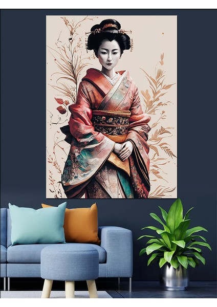 Geyşa Dekoratif Kanvas - Mdf Ahşap Tablo modelleri