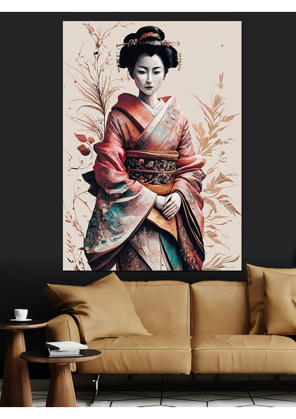 Geyşa Dekoratif Kanvas - Mdf Ahşap Tablo fırsatları