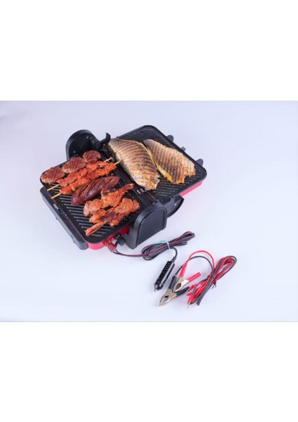 12V Volt Tost ve Yemek Makinesi -Şahikatermo