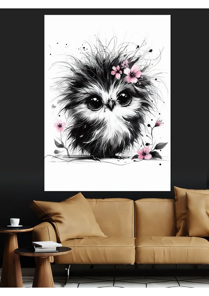 Sevimli Kuş Dekoratif Kanvas - Mdf Ahşap Tablo fiyatları