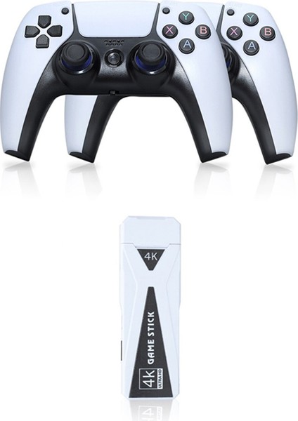 Y5 64GB Android Dual Pad 4K Game Stick - Beyaz 11
