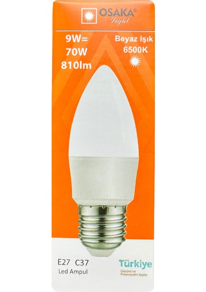 (3 adet) 9W (70W) Beyaz IŞIK E27 DUYLU (Kalın Duy) LED Ampul fiyatları