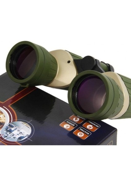 Askeri 20x50 Güçlü Uzun Menzilli Dürbün Hd Yüksek Profesyonel Teleskop Av Turizmi Için Dürbün