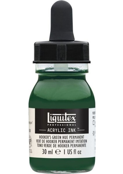 Professional Akrilik Mürekkep 30ML Hooker's Green Hue Permanent 224