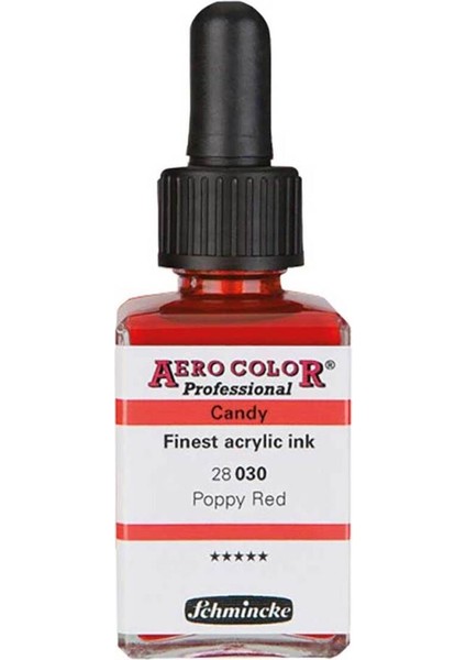 Aero Color Professional 28ML Candy Poppy Red 030