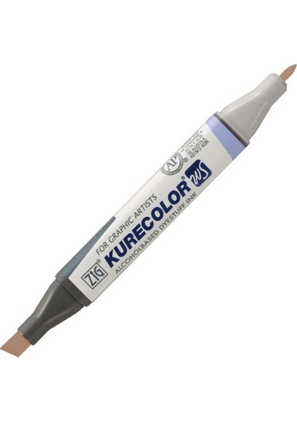 Kurecolor KC-3000N Twin Ws Çift Taraflı Grafik Marker Kalem Cool Gray 5 Cg5