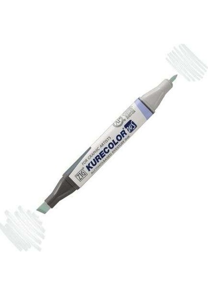 Kurecolor KC-3000N Twin Ws Çift Taraflı Grafik Marker Kalem Green Gray 1 840 modelleri