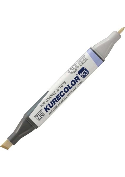 Kurecolor KC-3000N Twin Ws Çift Taraflı Grafik Marker Kalem Pale Blush 742