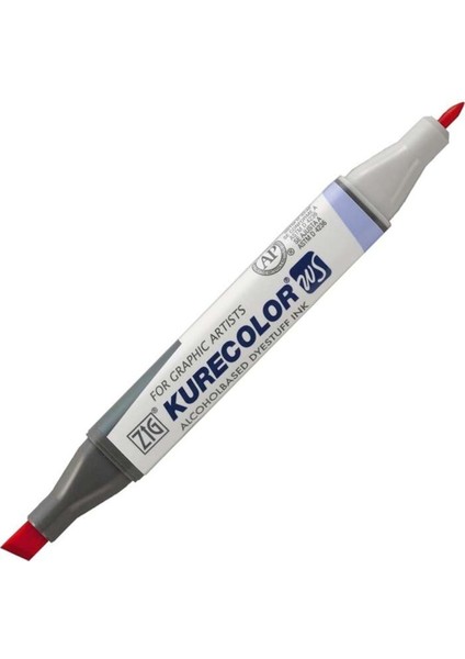 Kurecolor KC-3000N Twin Ws Çift Taraflı Grafik Marker Kalem Cadmium Red 217
