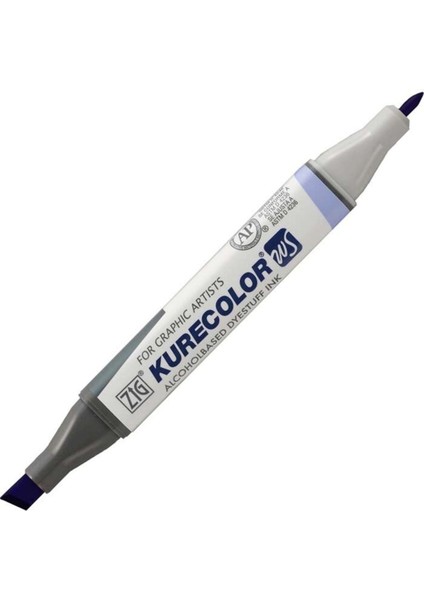 Kurecolor KC-3000N Twin Ws Çift Taraflı Grafik Marker Kalem Peacock Blue 339