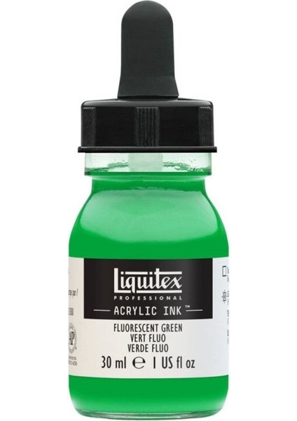 Professional Akrilik Mürekkep 30ML Fluorescent Green 985