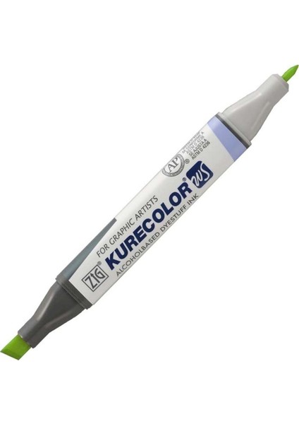 Kurecolor KC-3000N Twin Ws Çift Taraflı Grafik Marker Kalem Barium Yellow 120