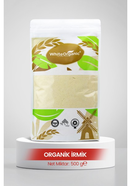 Organik Bebek İrmiği 500 Gr İnce İrmik Ekonomik Paket