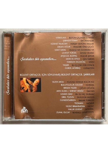 Bülent Ortaçgil Için Söylenmiş Bülent Ortaçgil Şarkıları Çift CD (Orjnal Dönem Baskı Cd)