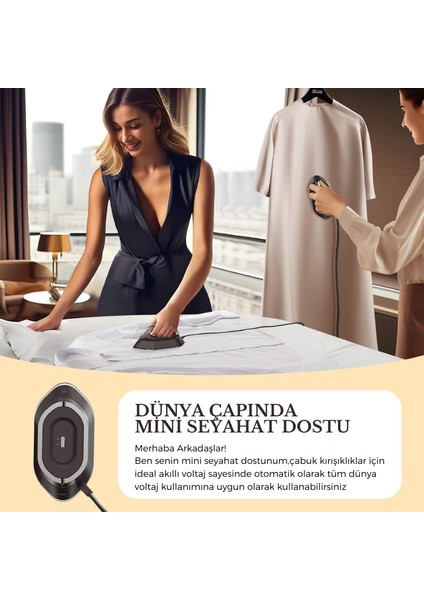 NB301 Mini Seyahat Ütüsü Çift Voltaj Dünya Çapında Kullanıma Uygun