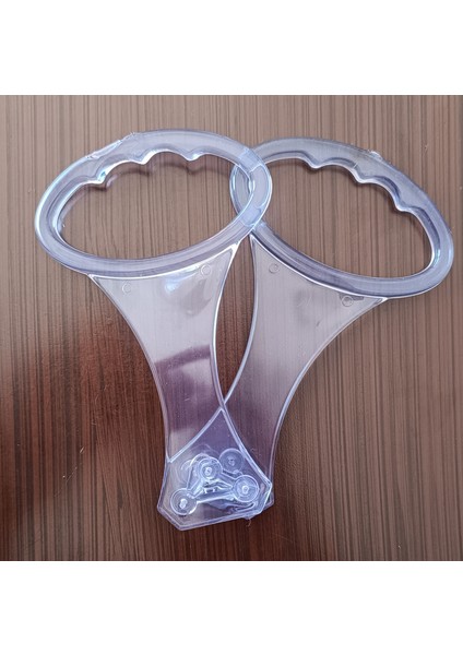 Baza Tutma Kolu Şeffaf Baza Kulp Baza Kaldırma Aparatı (Esnek Plastik) 2 Adet