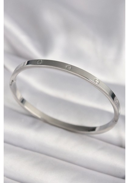 316L Çelik Gümüş Renk Model Kadın Bileklik fiyatları