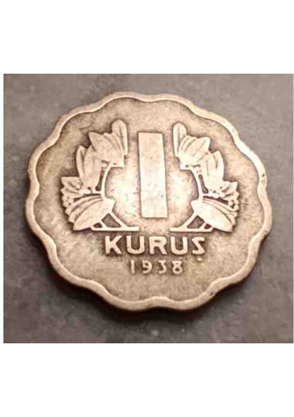 T.c. 1938 Yılı Papatya 1 Kuruş Çt++