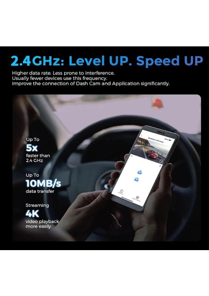 4K ve 1080P Çift Ön Arka Dash Cam, Gece Görüşlü, Acil Video Kilitleme, 24 Saat Park Izleme fiyatları