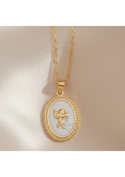 Kararmaz Paslanmaz Psyche | Kadın Kolye - Eros Paslanmaz Çelik Şık Kolye