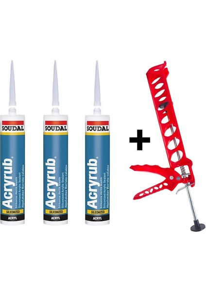 Silikonize Mastik Yapıştırıcı Siyah 500 gr 3 Ad Derz Su Geçirmez Boyanabilir-Silikon Tabancası