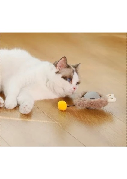 Tüylü Şarjlı Kedi Oyuncağı
