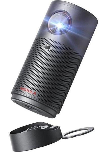 Capsule Air Google Tv Akıllı Taşınabilir Projeksiyon Cihazı -Siyah