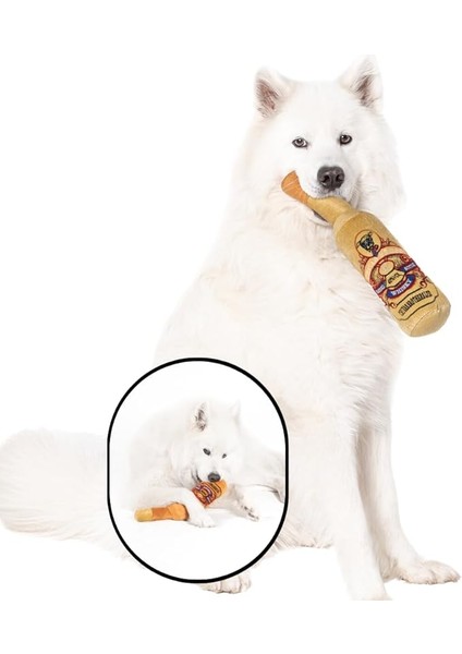 Köpek Oyuncağı 2 Adet Köpek Şişe Oyuncak Köpek Peluş Oyuncak Isırma Oyuncağı Büyük Boy