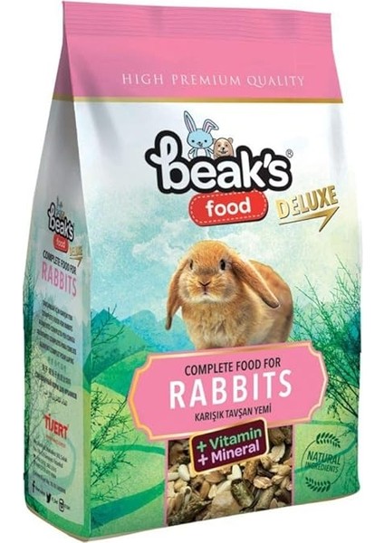 Beaks Deluxe Tavşan Yemi Rabbıts 500 G