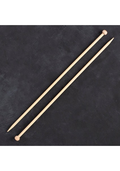 Bambus 6mm 35 cm Bambu Örgü Şişi - 500-7 fırsatları